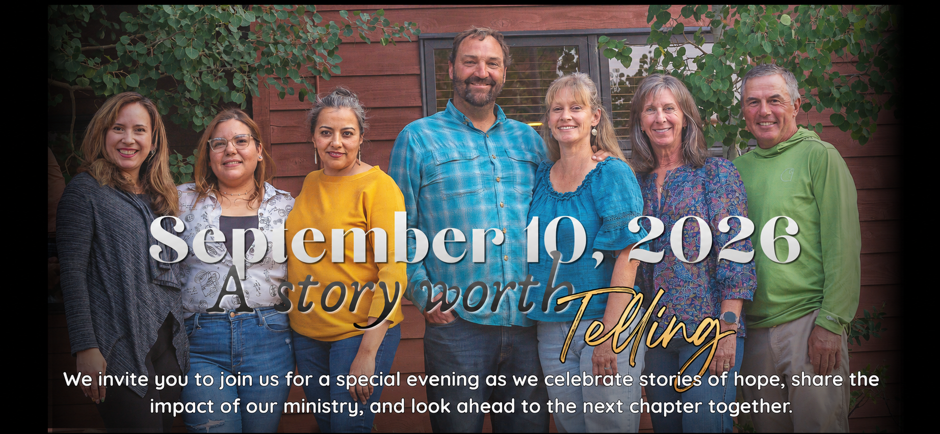 Fall Banquet September 10, 2026: A Story Worth Telling